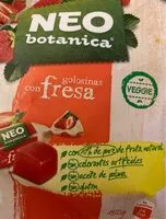 Mängden socker i NEO botanica