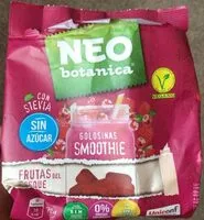 Mängden socker i Golosinas Smoothie, sabor frutas del bosque