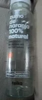 Mängden socker i Zumo de naranja 100 natural