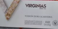Mängden socker i Turrón duro almendra