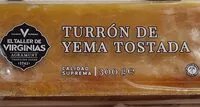 Mängden socker i Turron de yema tostada