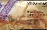 Mängden socker i Turrón de chocolate súper crujiente