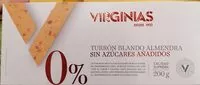Mängden socker i Turrón blando almendra 0%