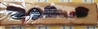 Mängden socker i Turrón de yema con frutas y chocolate