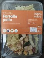 Mängden socker i ENSALADA FARFALLE POLLO