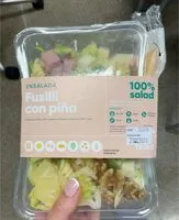 Mängden socker i Fusilli con piña