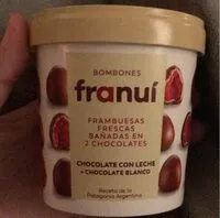 Mängden socker i Frambuesas frescas bañadas en 2 chocolates