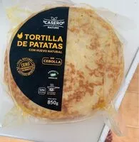 Mängden socker i Tortilla patatas huevo natural