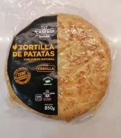Mängden socker i Tortilla de patatas con huevo natural