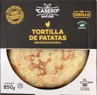 Mängden socker i Tortilla de patatas con huevo natural