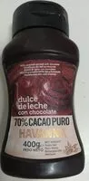 Mängden socker i Dulce de leche con chocolate 70