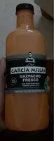 Mängden socker i Gazpacho fresco