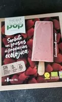 Mängden socker i Sorbete con fresas de producción ecológica