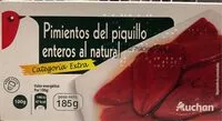 Mängden socker i Pimientos del piquillo enteros al natural