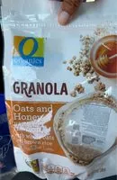 Mängden socker i Oats and honey granola