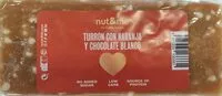 Mängden socker i Turrón con naranja y chocolate blanco