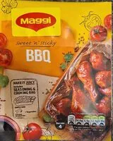 Mängden socker i Sweet "n" Sticky BBQ Seasoning & Cooking Bag