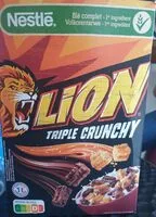 Mängden socker i LION TRIPLE CRUNCHY CerDspl45x550g N3 FR (EA)