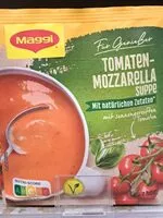 Mängden socker i Tomaten-Mozzarella Suppd