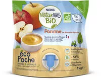 Mängden socker i NESTLE NATURNES BIO Eco-poche Pomme - 1kg - Dès 4 mois