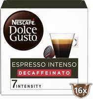 Mängden socker i Capsules NESCAFÉ DOLCE GUSTO Espresso intenso décaféiné