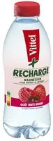 Mängden socker i Vittel Recharge + Goût Fruits Rouges