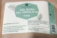 Mängden socker i Sal del Himalaya