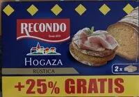 Mängden socker i Hogaza Rústica