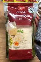 Mängden socker i Grana Padano DOP grated