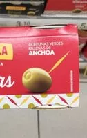 Mängden socker i Aceitunas verdes rellena de anchoa