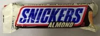Mängden socker i Snickers Almond