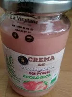Mängden socker i Crema de chocolate blanco con fresas ecológica