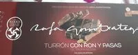 Mängden socker i Turón con ron y pasas
