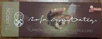 Mängden socker i Turrón de chocolate capuccino con nuez de macadamia y pistacho