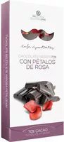 Mängden socker i Chocolate negro 70% con pétalos de rosa