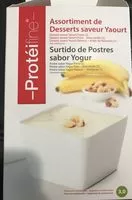 Mängden socker i Assortiment de dessert