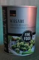 Mängden socker i Wasabi coated peanuts