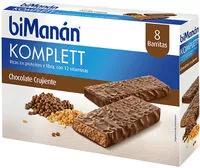 Mängden socker i Komplett Bimanan Barres De Chocolat (Pack 8)
