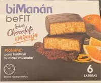 Mängden socker i Barritas proteína sabor chocolate y naranja