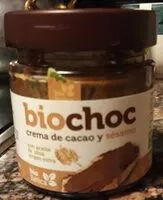 Mängden socker i Crema de cacao y sésamo, Biochoc