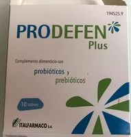 Mängden socker i Prodefen plus