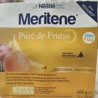 Mängden socker i Meritene puré de frutas