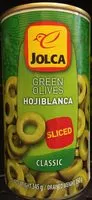 Mängden socker i Aceitunas verdes en rodajas clásicas