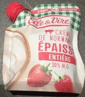 Mängden socker i Crème épaisse entière