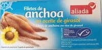 Mängden socker i Filetes de anchoa en aceite de girasol