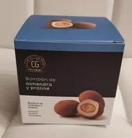 Mängden socker i Bombón de almendra y praliné