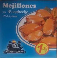 Mängden socker i Mejillones en escabeche