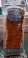 Mängden socker i Pan de molde rebanada gruesa