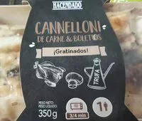 Mängden socker i Canneloni carne y boletus