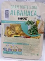 Mängden socker i Tortelloni de albahaca